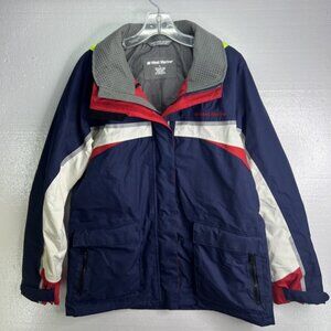 West Marine Third Reef Jacket Blue Waterproof Rain Sailing Gear Large Foulie